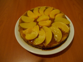 Torta Crema Pesche Caramello